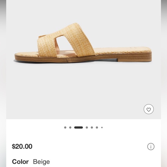 🔴 4/$15 Madden NYC Women's Tan Beige Raffia Open Toe Slides Sandals size 9 NWT - Picture 2 of 14